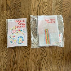 DIY Sand Art and DIY Star Wall Hanging Arts and Crafts